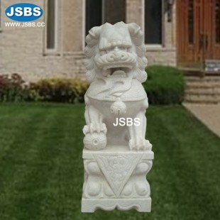 Marble Foo Dogs Statue, JS-AN035